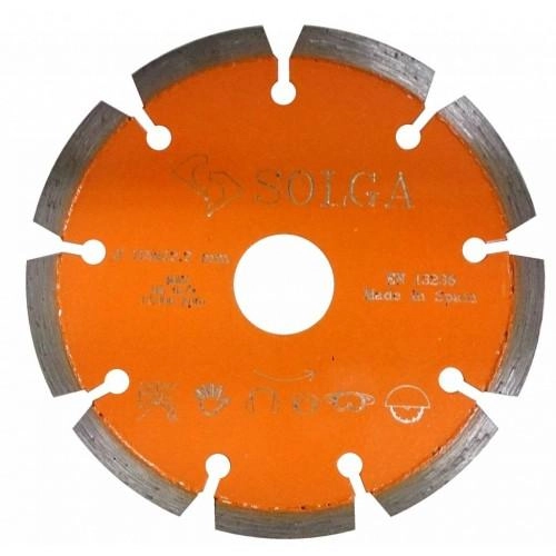 Диск алмазный Solga Diamant BASIC сегментный (железобетон) 125мм/22,23