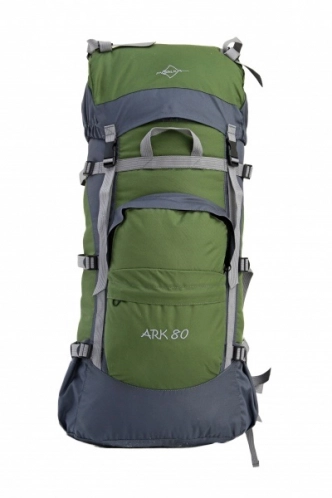 фото рюкзак туристический «ark» - 80л, зеленый