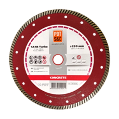 Алмазный диск POLTAVA DIAMOND TOOLS 1A1R TURBO 125X2,2X8X22,2 CONCRETE