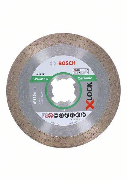 Круг алмазный BOSCH BEST FOR CERAMIC (2608615163) Ф115хX-LOCK по керамике