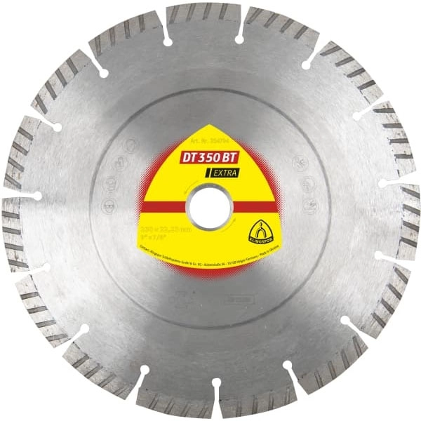 Алмазный диск KLINGSPOR 125X2,4X22,23/9ST/10/S/DT/EXTRA/DT350BT