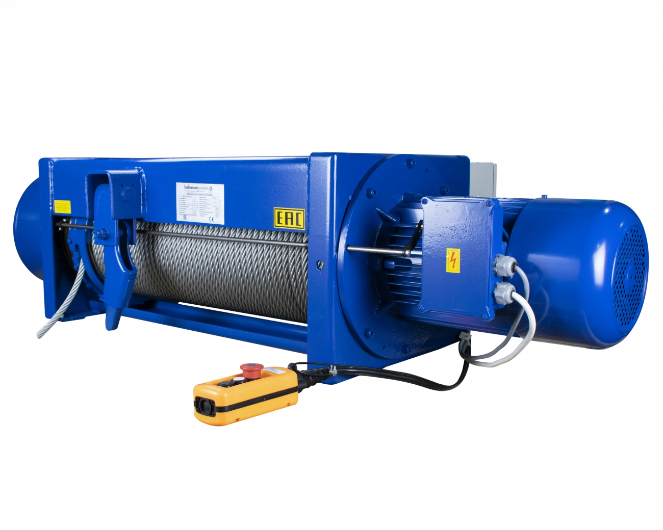 фото электротельфер 53mт750 h12 v4 4/1 (г/п 20 тн., в/п 12 м), огп