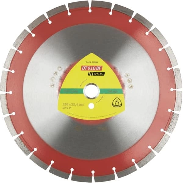 Алмазный диск KLINGSPOR 400X3,4X25,4/28E/12/S/DT/SPECIAL/DT910BF