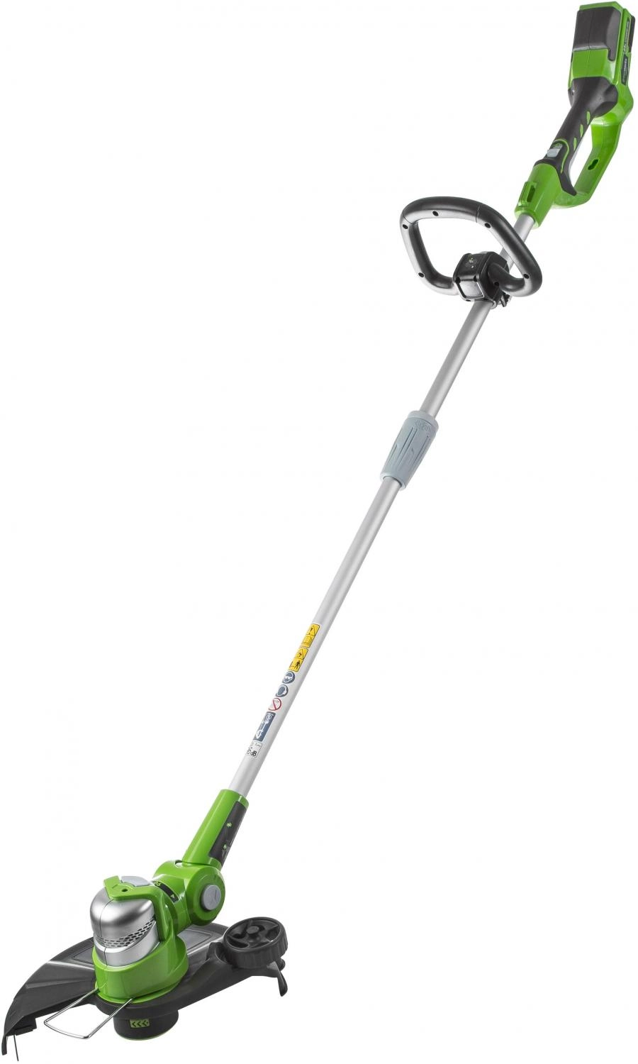 фото триммер аккумуляторный greenworks g24lt30m (2100007) без акк. и зу