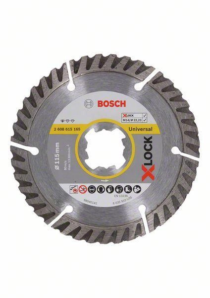Круг алмазный BOSCH STANDARD FOR UNIVERSAL (2608615165) Ф115хX-LOCKмм универсальный
