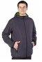 фото куртка арго (тк.softshell) cosmo-tex, серый/лайм