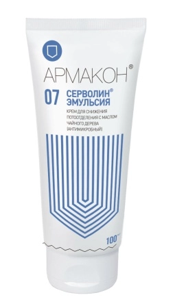 фото крем защитный армакон™ серволин эмульсия для снижения потоотделения 100 мл, 1208