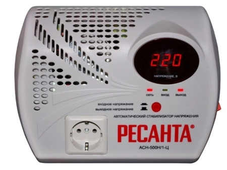 фото стабилизатор напряжения серии lux ресанта асн-500н/1-ц