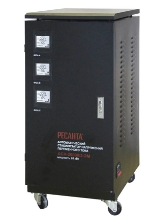 фото стабилизатор напряжения ресанта асн-20000/3-эм