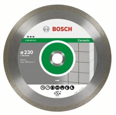 Круг алмазный BEST FOR CERAMIC 350 Х 25.4/30 корона (сплошной)