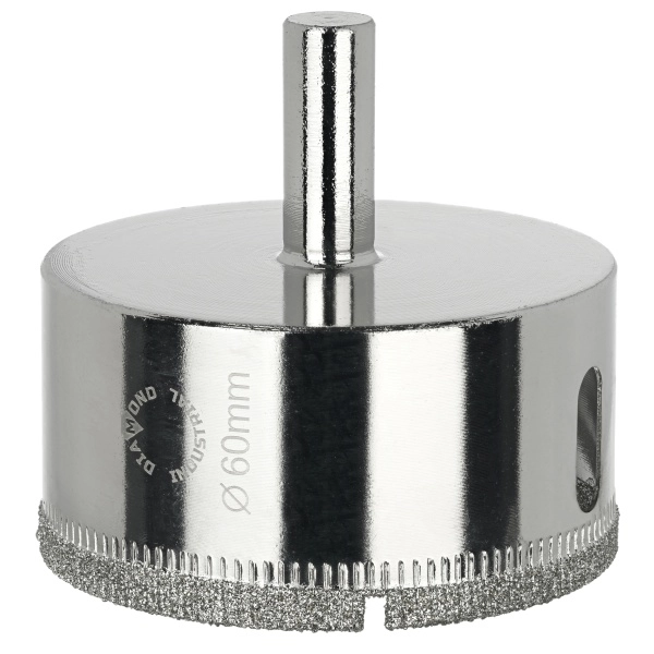 Алмазная коронка по керамике, плитке и стеклу 60 мм Diamond Industrial