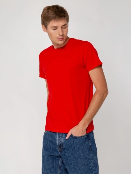 фото футболка мужская t-bolka stretch, красный