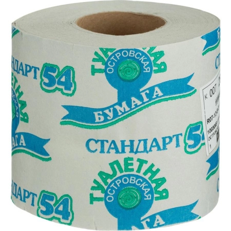 фото бумага туалетная 1сл островская 38м (24 рул)