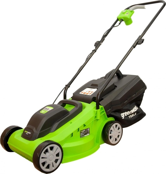 фото газонокосилка greenworks glm1232 (2502207)