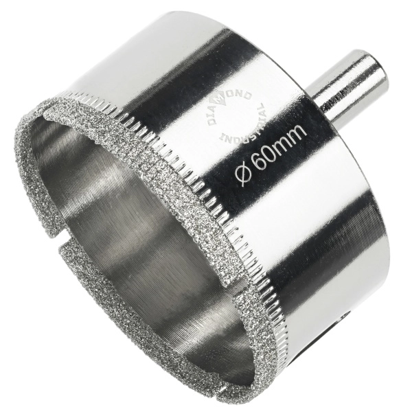 Алмазная коронка по керамике, плитке и стеклу 60 мм Diamond Industrial