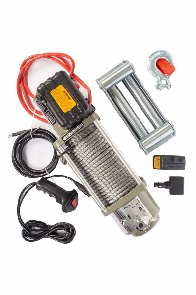 фото лебедка автомобильная tor ла sec15000 г/п 6804 кг 28 м 12v