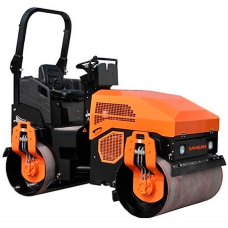 фото каток двухвальцовый samsan rvr 420