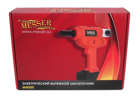 фото электрический вытяжной заклепочник messer m4000