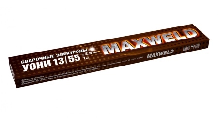 фото электроды maxweld уони 13/55 2,5мм 1кг