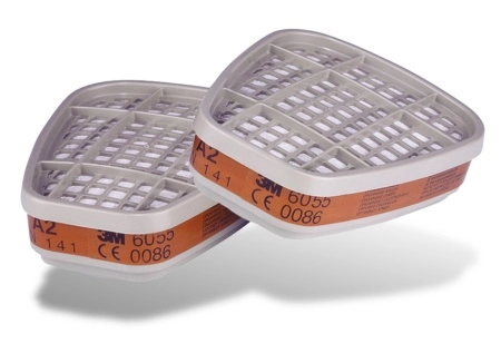 фото фильтр 3м™ 6055 (а2) органические газы (2шт)