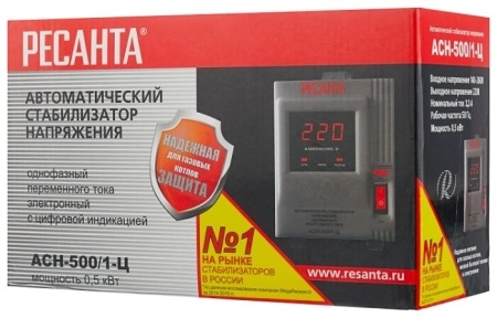 фото стабилизатор напряжения ресанта асн-500/1-ц