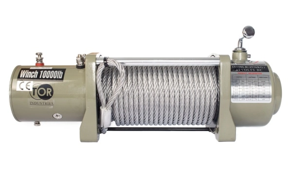 фото лебедка автомобильная tor ла s10000 г/п 4536 кг 28 м 12v