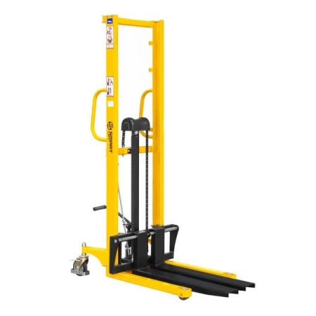 фото штабелер гидравлический sda 0516 (500 кг; 1,6 м; вилы 210-620 мм) smartlift