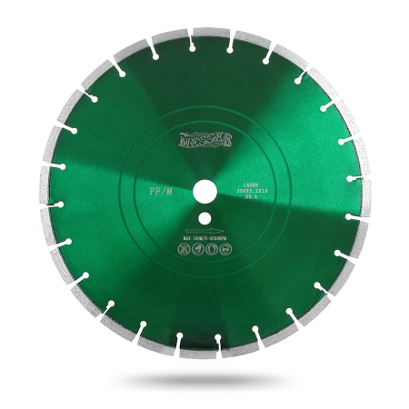 Диск сегментный для резки свежего бетона PF/M, сухой, 450D-3.6T-10W-28S-25.4H Д.О.
