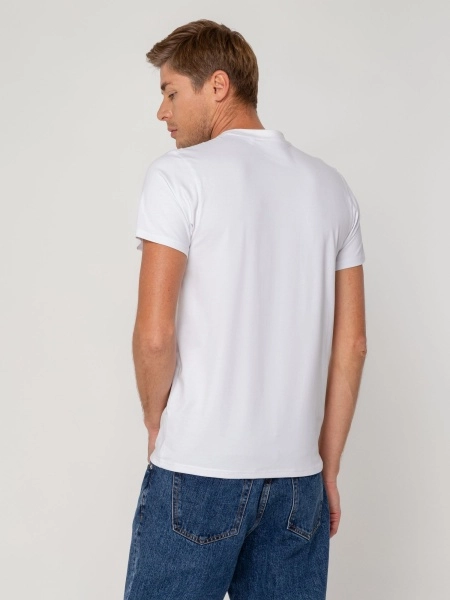 фото футболка мужская t-bolka stretch, белый