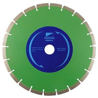 Диск алмазный GERMAFLEX сегмент 350х32 мм FAMILY