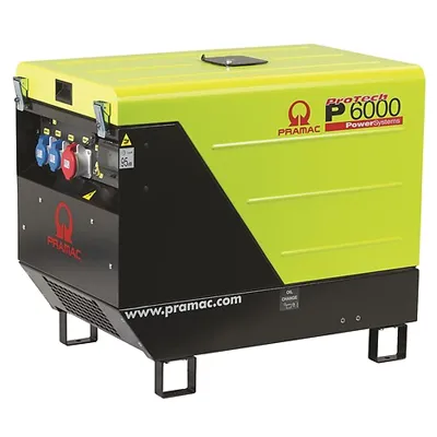Дизельный генератор портативный PRAMAC P6000 AVR CONN DPP, 400/230V