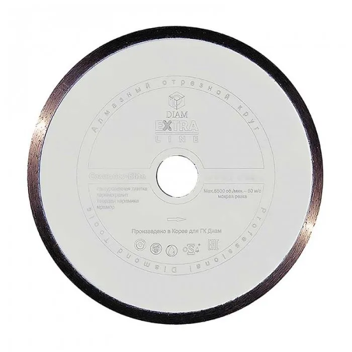 Алмазный диск DIAM CERAMICS-ELITE 1A1R 250X1,6X7,0X25,4 (керамика)