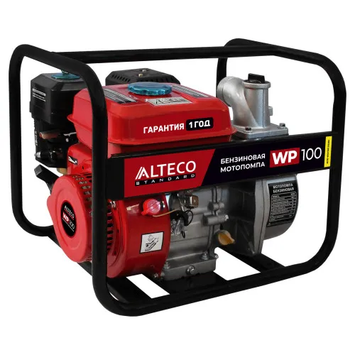 фото бензиновая мотопомпа alteco wp 100