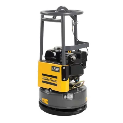 фото виброплита с круглым основанием atlas copco lx 90