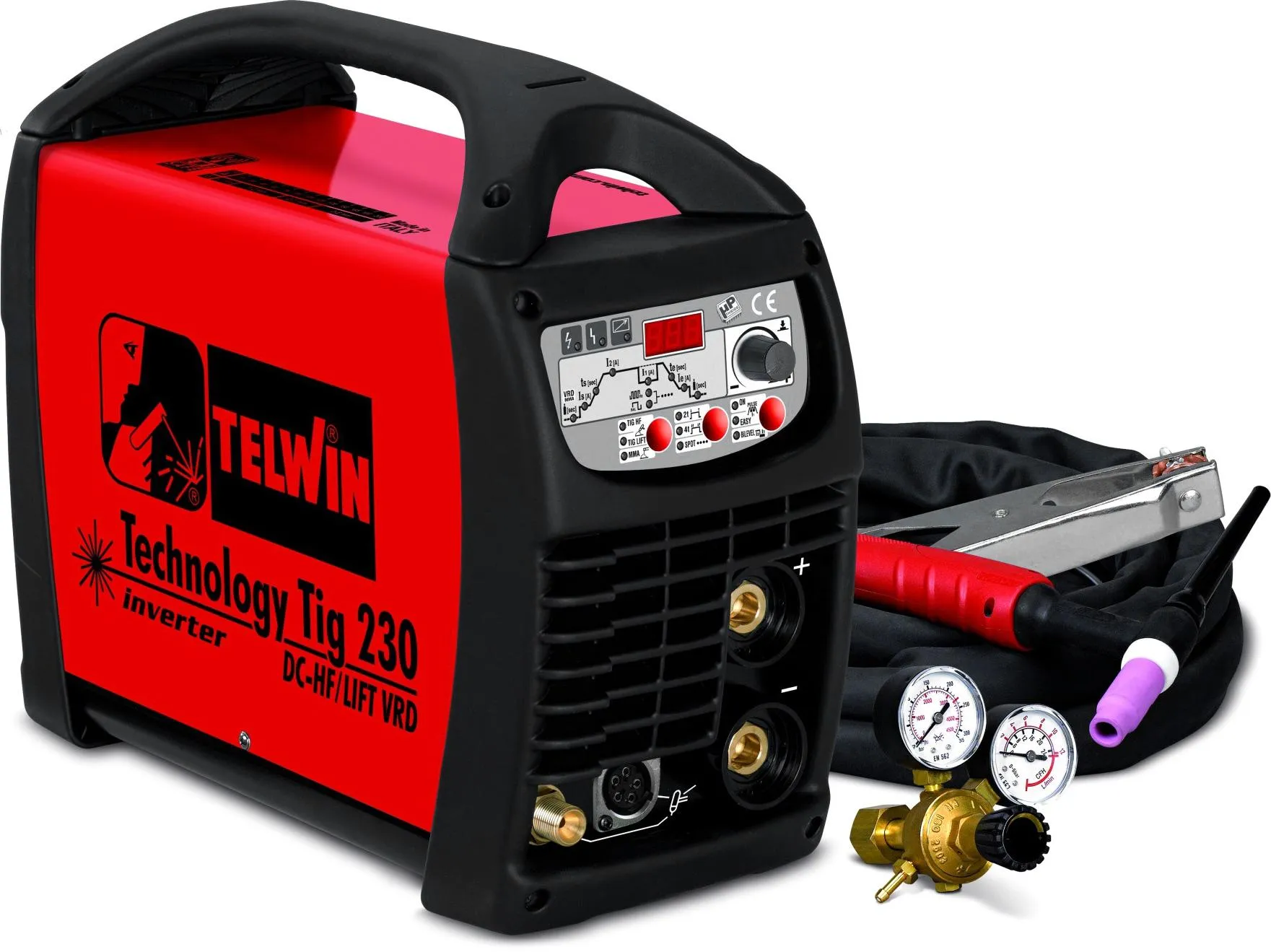 фото сварочный аппарат technology tig 230 dc-hf/lift vrd 230v + tig acc (852055)