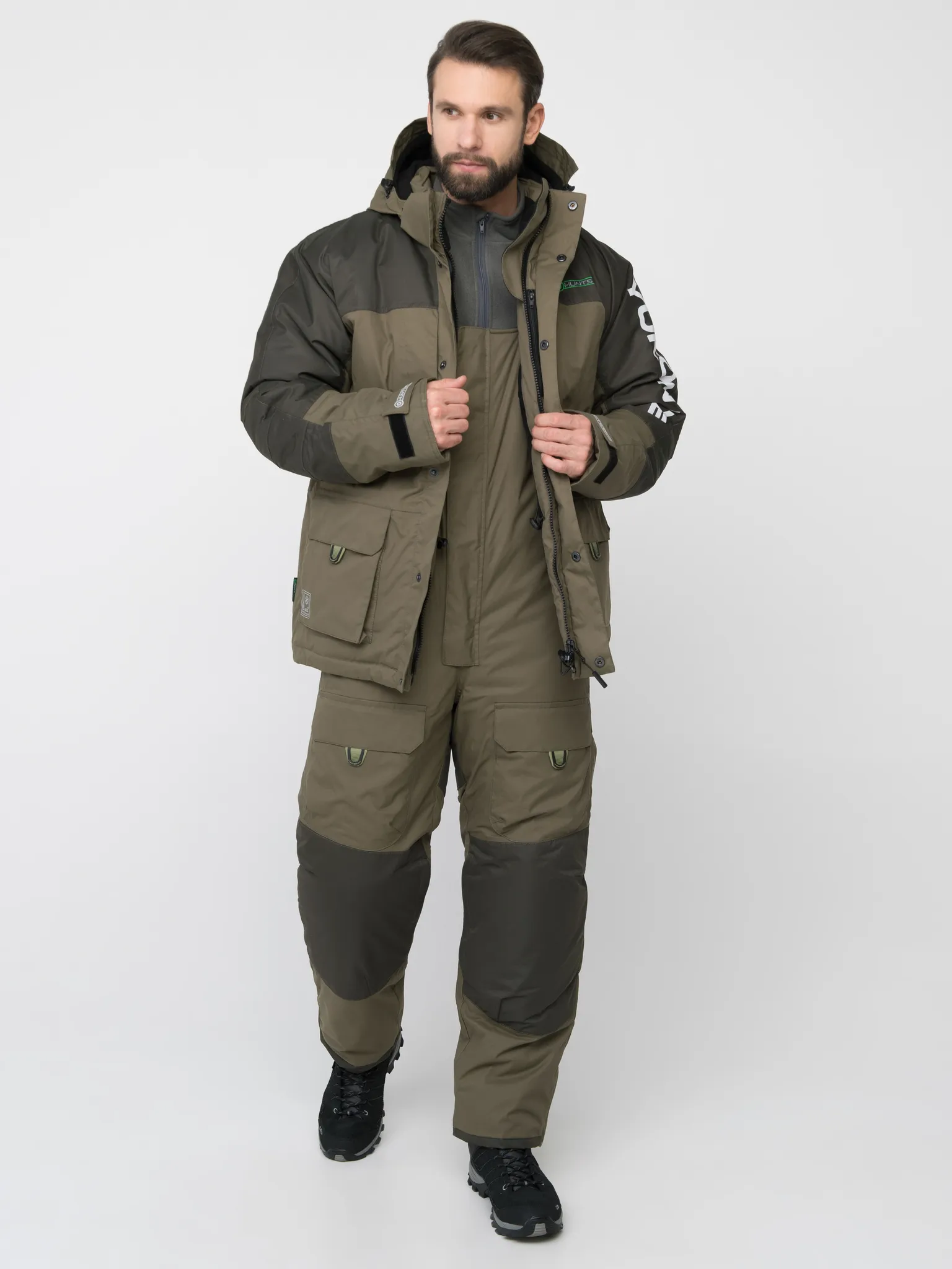 фото костюм зимний yukon ice цвет хаки ткань breathable