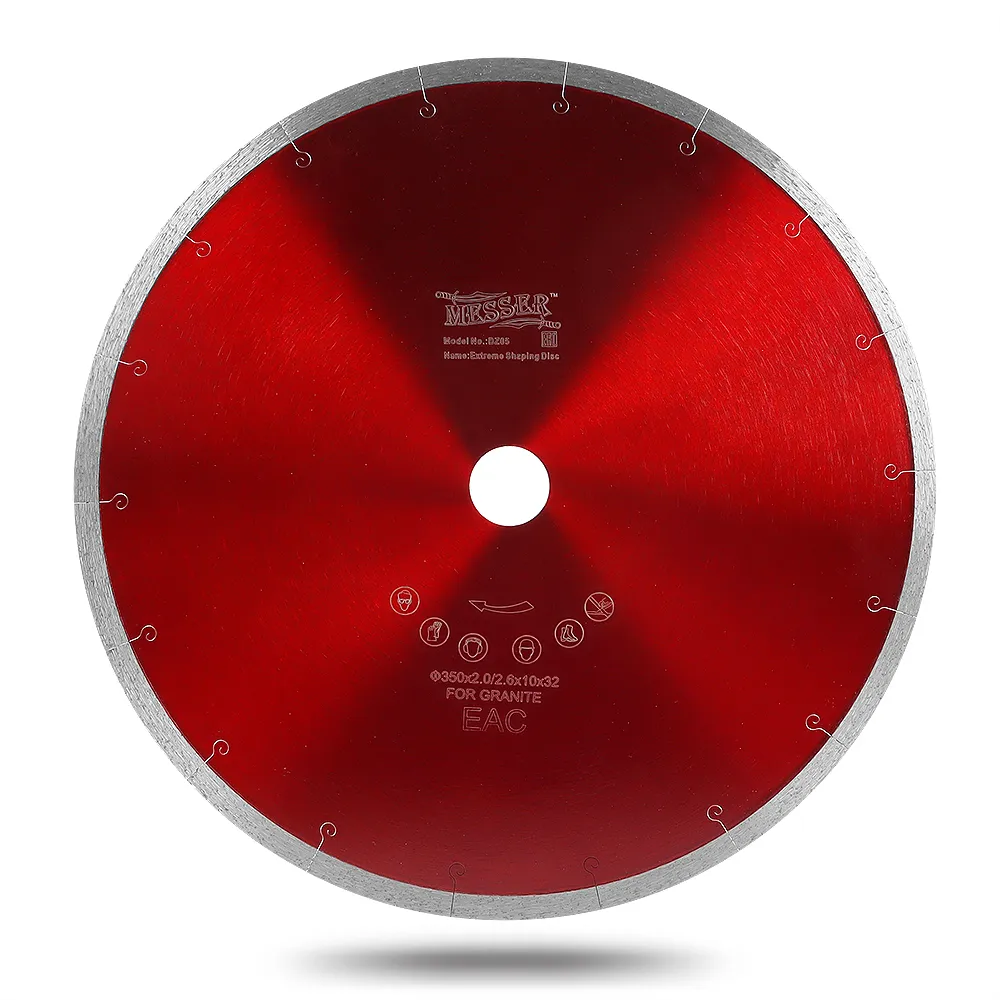 Диск сплошная кромка для резки мрамора G/X-J, мокрый, 350D-2.6T-10W-32/25,4