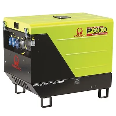 Дизельный генератор портативный PRAMAC P6000 AVR IPP, 230V