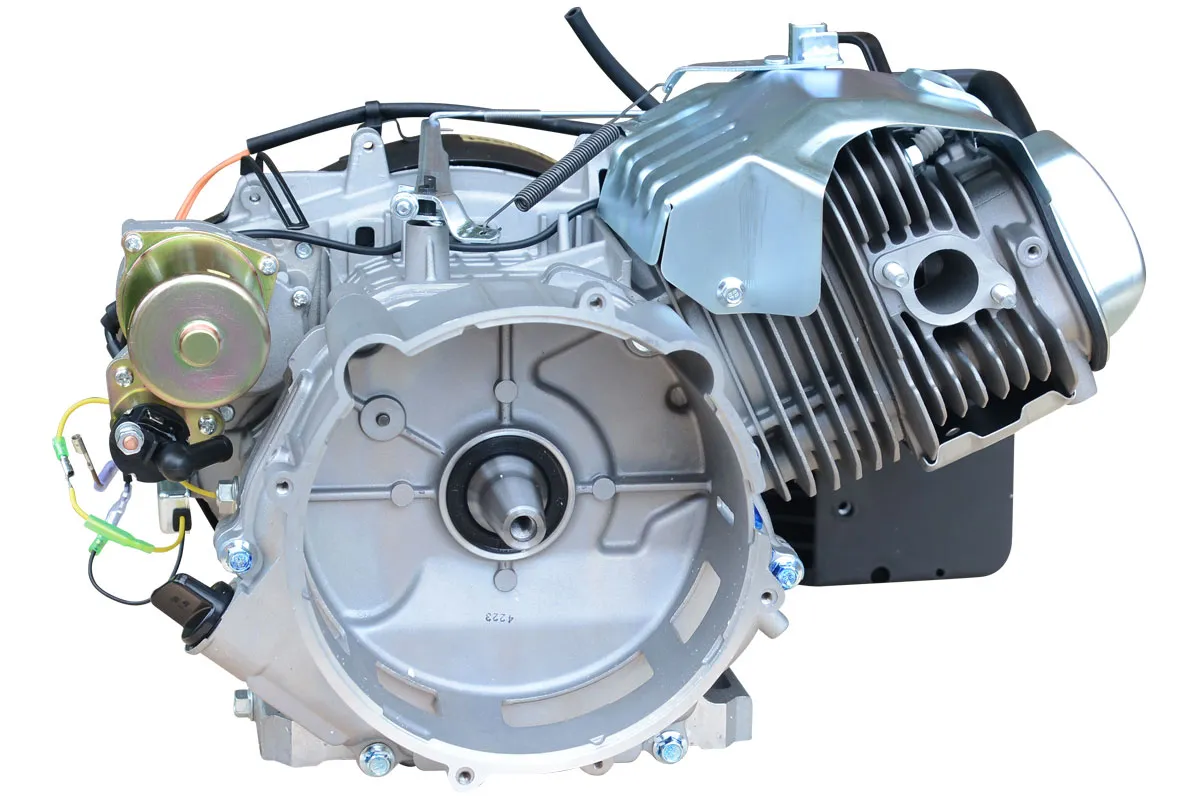 фото двигатель бензиновый tss km420ce-v (вал-конус, электростартер)