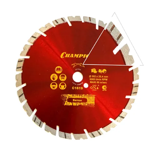 Диск алмазный CHAMPION универсальный ST 230/22,23/12 FAST GRIPPER