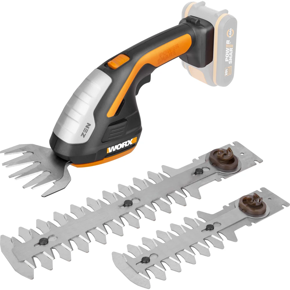 фото ножницы для стрижки травы и кустарников worx wg801e.9