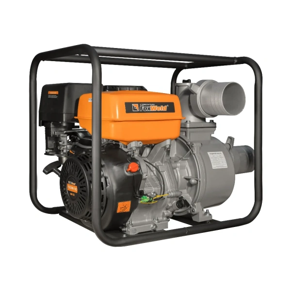 фото бензиновая мотопомпа foxweld 1500w100