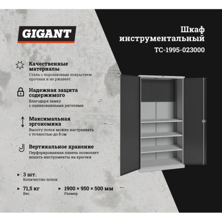 Инструментальный шкаф Gigant TC-1995-023000