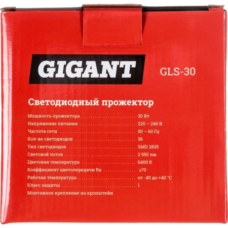 фото светодиодный прожектор gigant gls-30