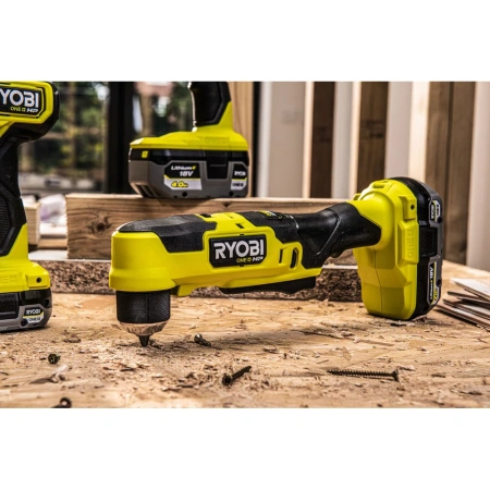 фото угловая дрель ryobi one+ hp rad18c-0