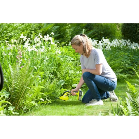 фото аккумуляторные садовые ножницы ryobi one+ ogs1822 5133002830