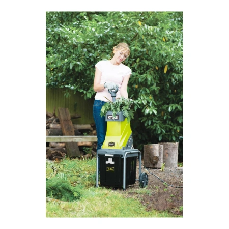 фото электрический садовый измельчитель ryobi rsh2545b