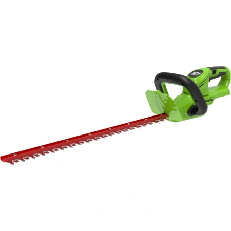фото аккумуляторный кусторез greenworks g24ht56