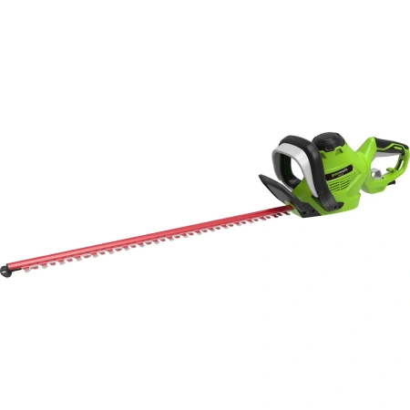 фото электрический кусторез greenworks ght7068 deluxe