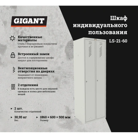 Шкаф Gigant LS-21-60